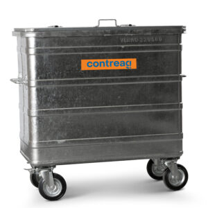 Ein Stahlcontainer 600 Liter